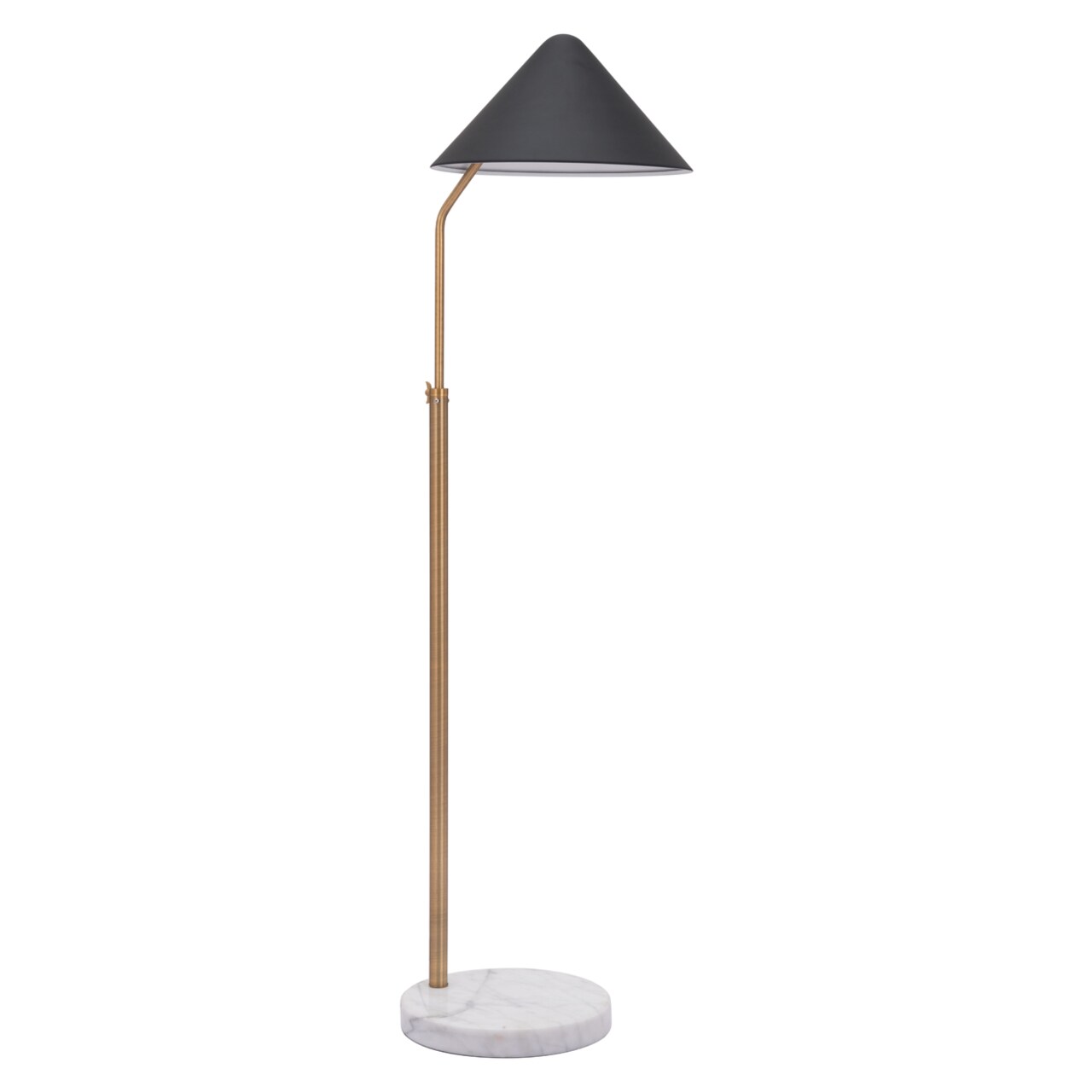 Zuo Modern Contemporary Inc. Pike Floor Lamp Black and White
